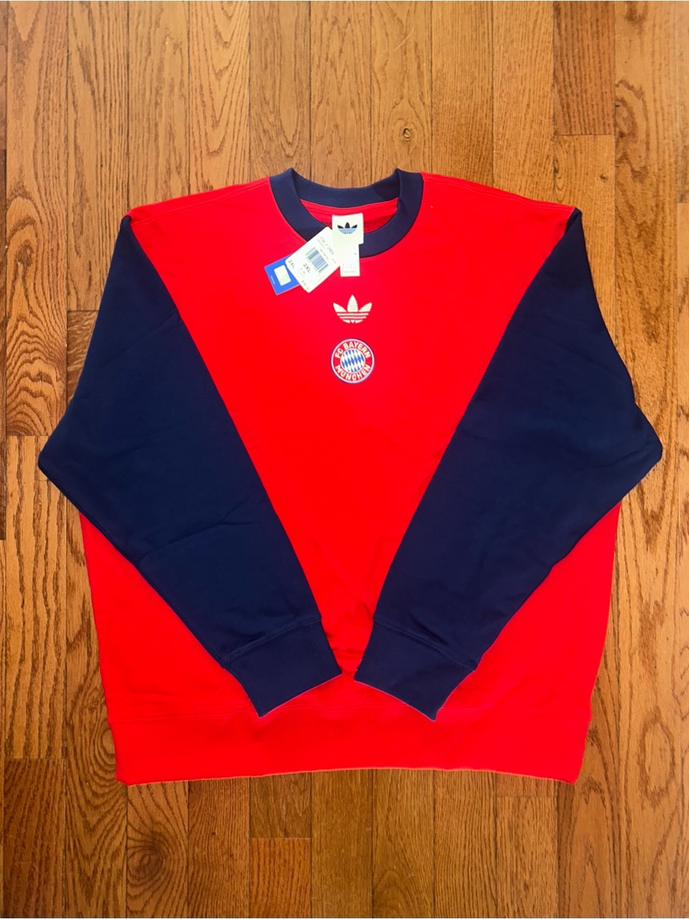 Bayern Munich LF Adidas Crewneck Size 2XL NEW